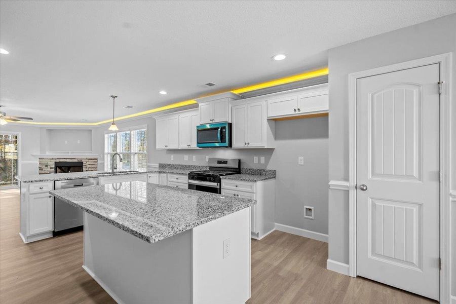 Furnished interior view inside a new home in Zanes Creek, Inman (Image 8).