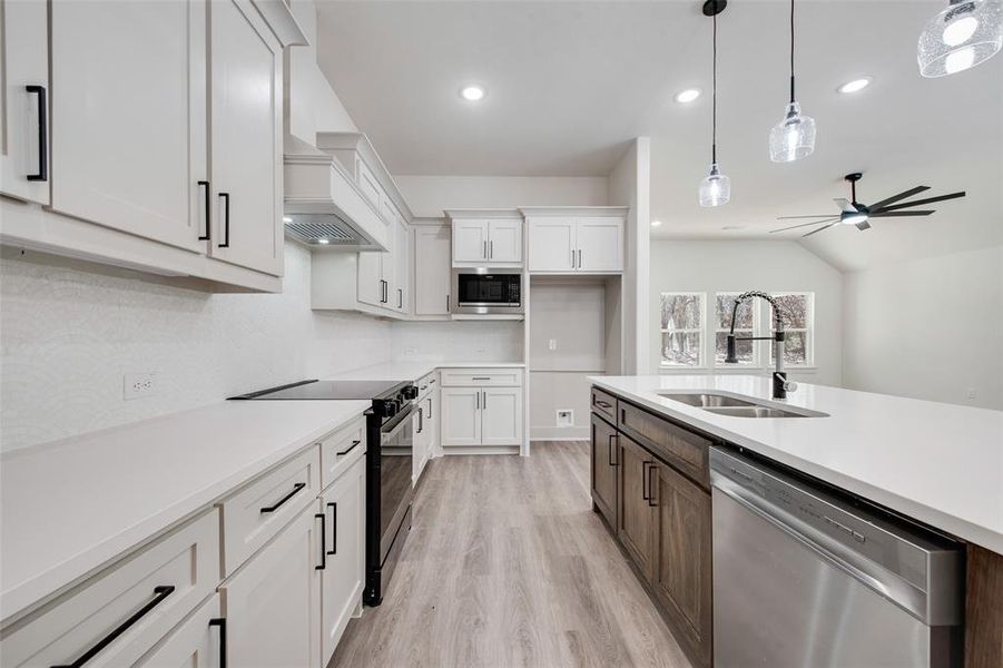 Furnished interior view inside a new home in , Azle (Image 10). Furnished interior view inside a new home in , Azle (Image 10).