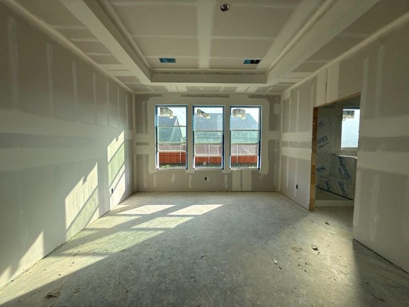 In-progress construction of a new home in Morningstar, Aledo, TX (Image 7).