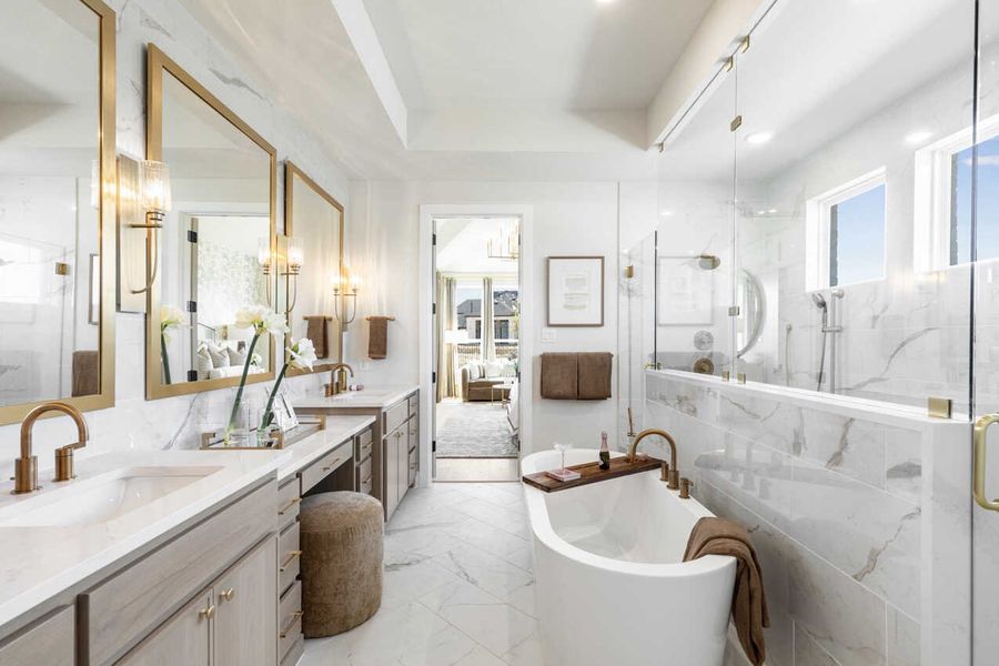 Representative Primary Bathroom - some options shown