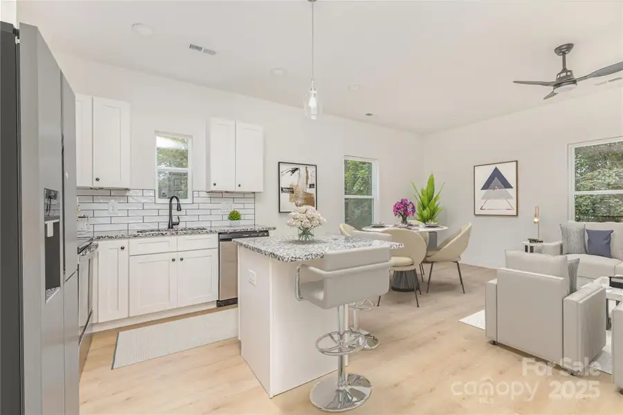 Furnished interior view inside a new home in , Hickory (Image 12).