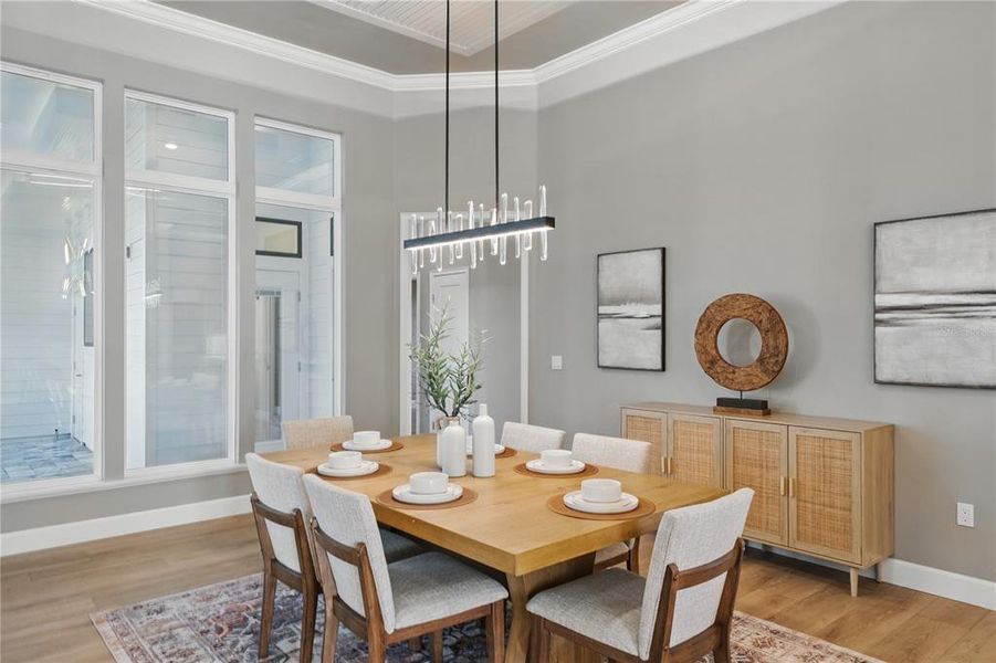 Furnished interior view inside a new home in , Archer (Image 27).