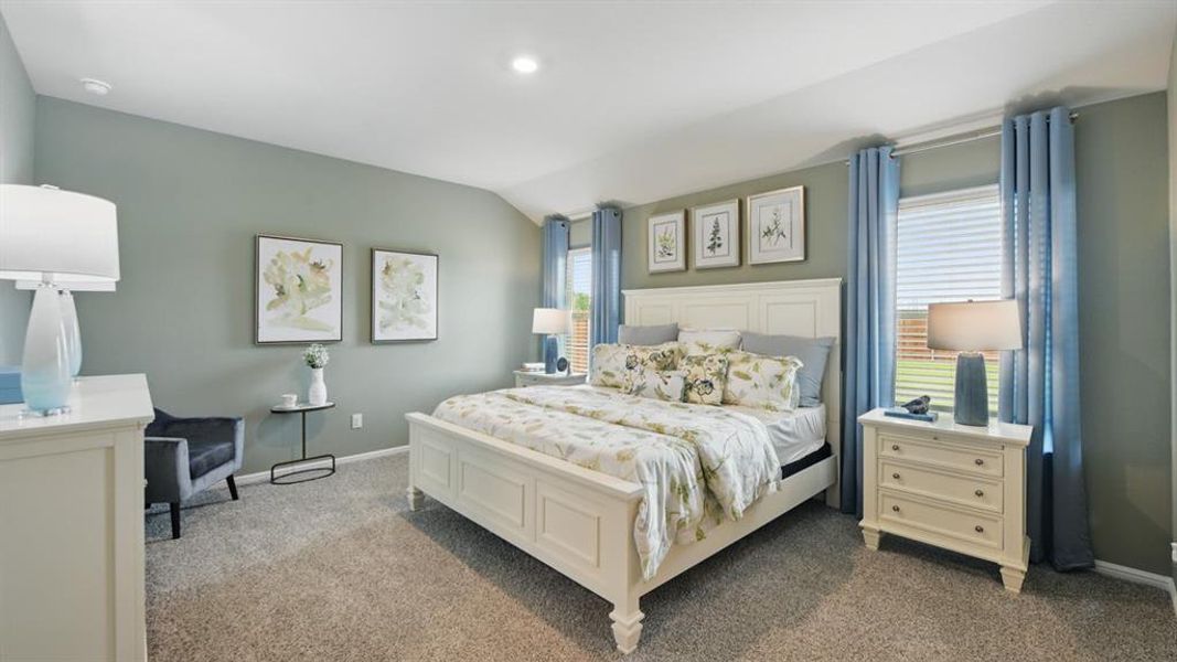 Furnished interior view inside a new home in The Hills at Reunion, Newark (Image 17).