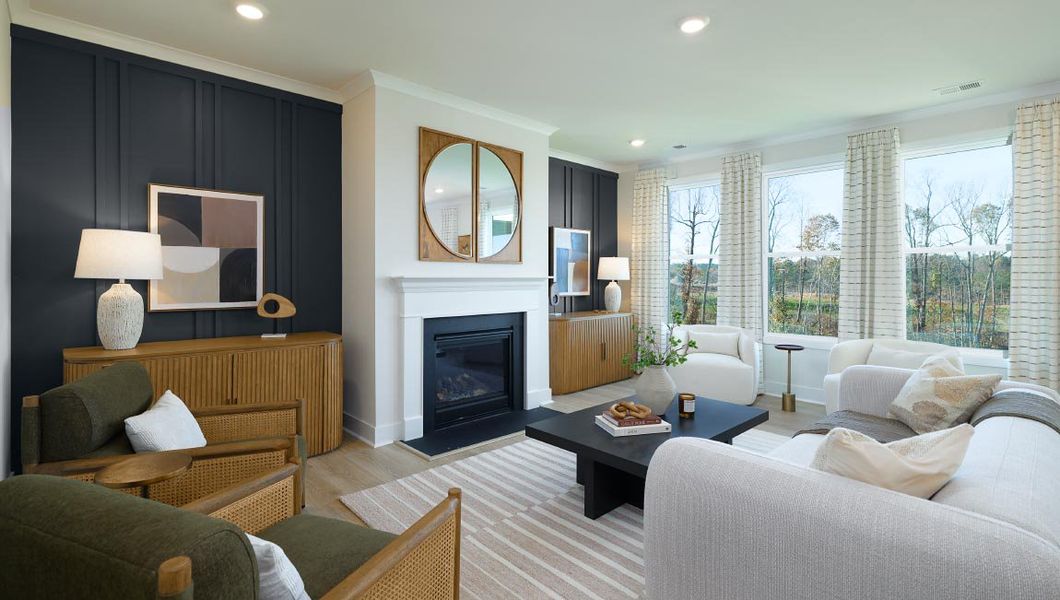 Furnished interior view inside a new home in Westport, York (Image 15).