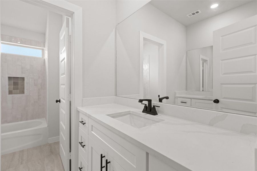 Furnished interior view inside a new home in Crosby Farms, Crosby (Image 4).