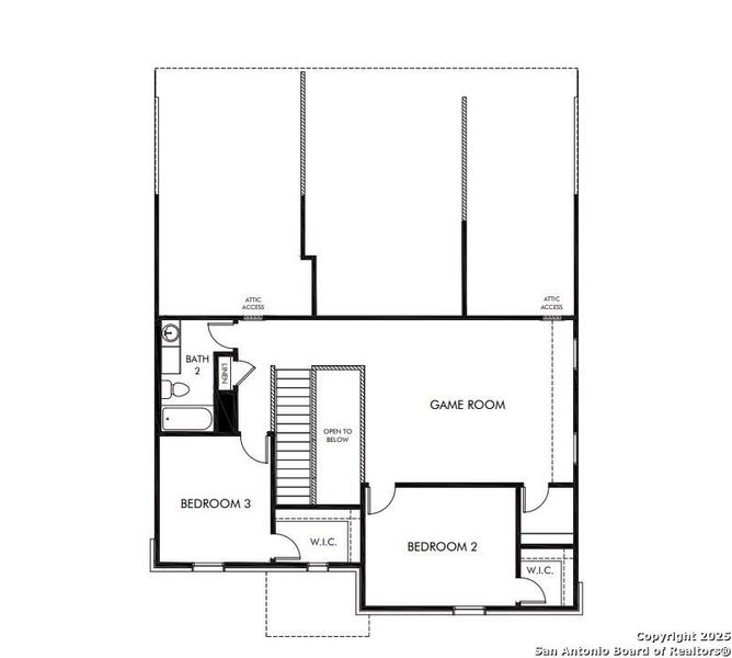 2D floor plan layout of this home in Legendary Trails - Classic Series, Cibolo, TX (Image 5). 2D floor plan layout of this home in Legendary Trails - Classic Series, Cibolo, TX (Image 5).