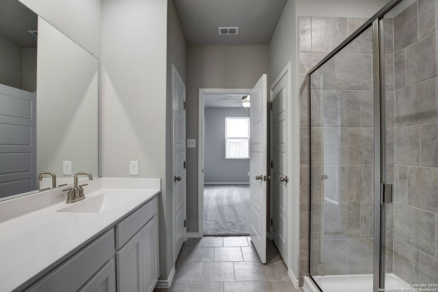 Furnished interior view inside a new home in Applewhite Meadows, San Antonio (Image 12).