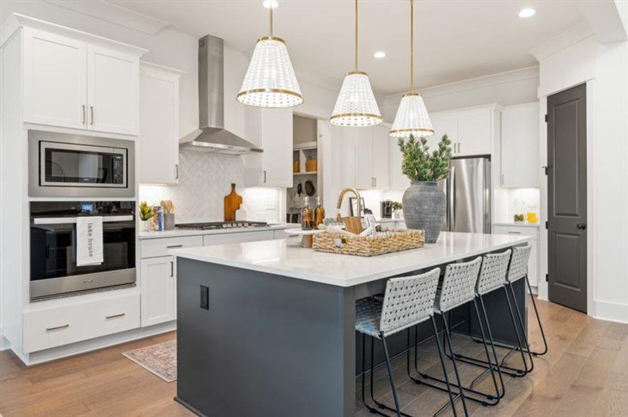 Furnished interior view inside a new home in Arden on Lanier, Cumming (Image 18).