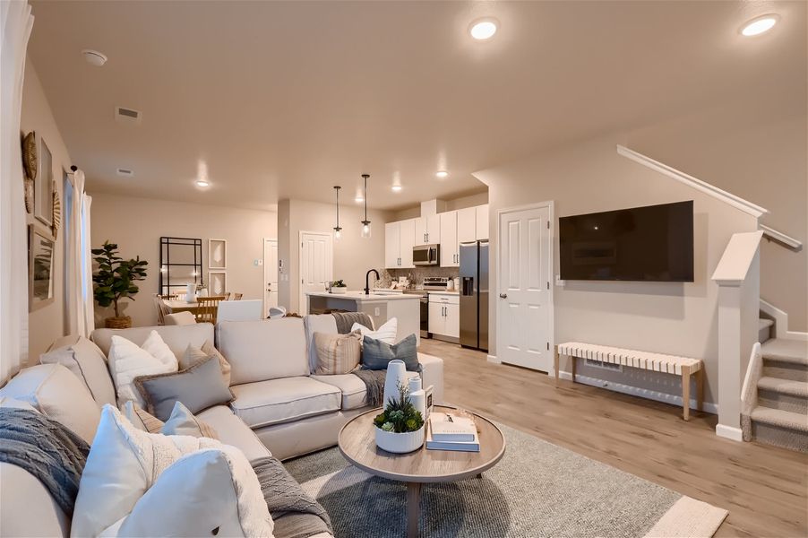 Great Room | Biscayne | Spring Valley | New Homes In Longmont, CO By Landsea Homes