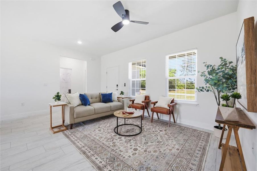 Furnished interior view inside a new home in , Ocala (Image 9).