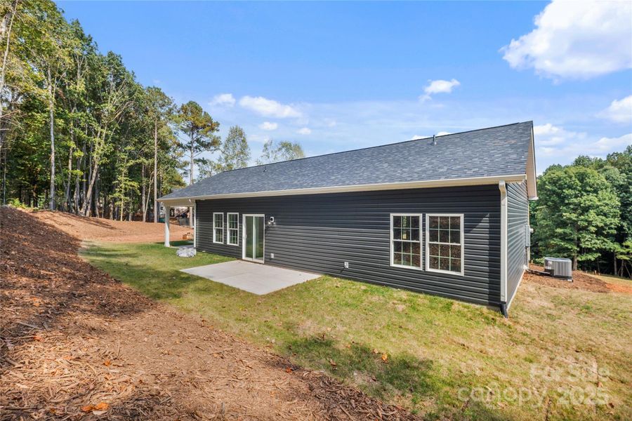 Exterior details and patio area of a home in , Granite Falls (Image 22). Exterior details and patio area of a home in , Granite Falls (Image 22).