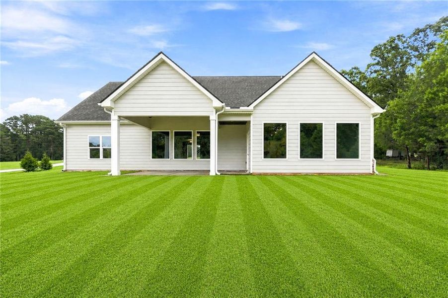 Exterior details and patio area of a home in , Hampton (Image 30).