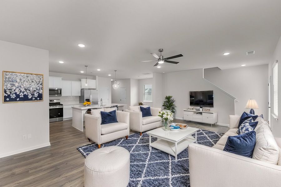 Furnished interior view inside a new home in Hitchcock Preserve 43', Aiken (Image 7).
