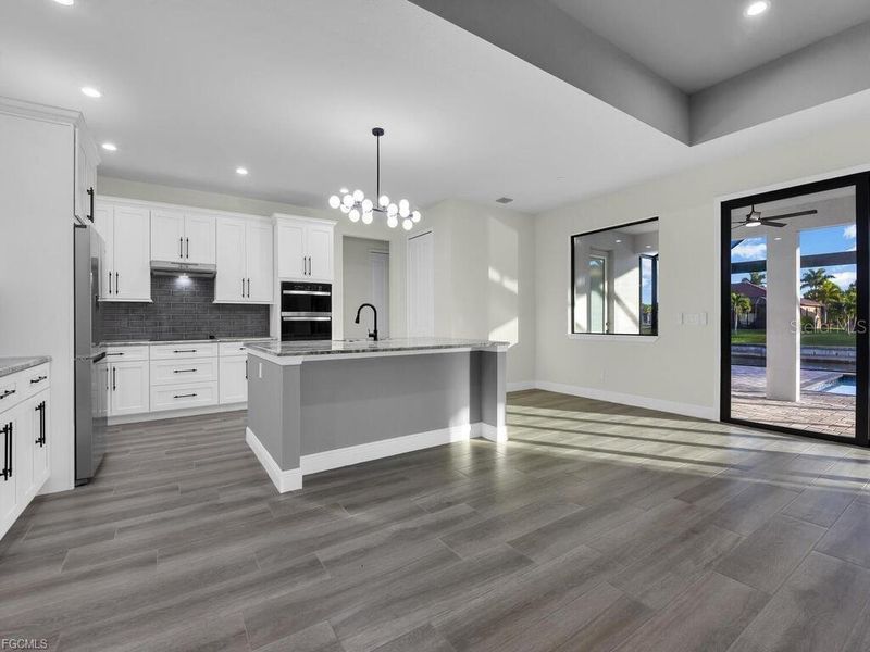 Furnished interior view inside a new home in , Cape Coral (Image 17).