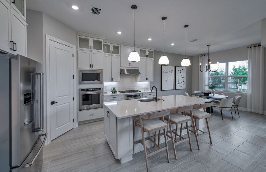 Furnished interior view inside a new home in Avondale at Avenir, Palm Beach Gardens (Image 22).