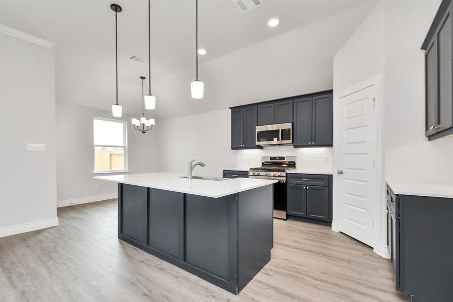 Furnished interior in a model home at Grand Oaks Reserve in Cleveland (Image 27).