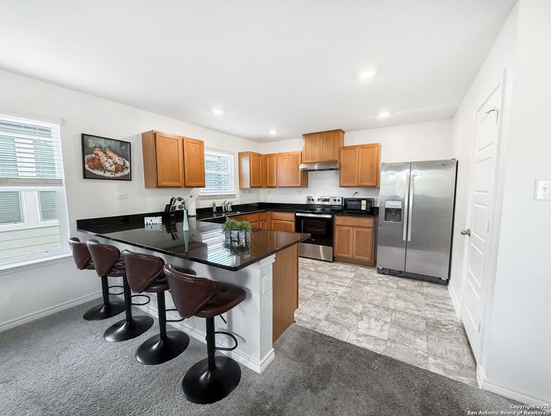 Furnished interior view inside a new home in Marbella, San Antonio (Image 14).