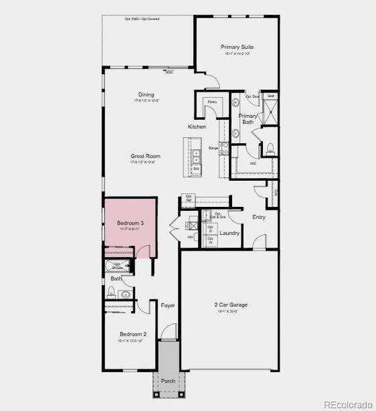 Additional highlights include: washer, dryer and refrigerator package.