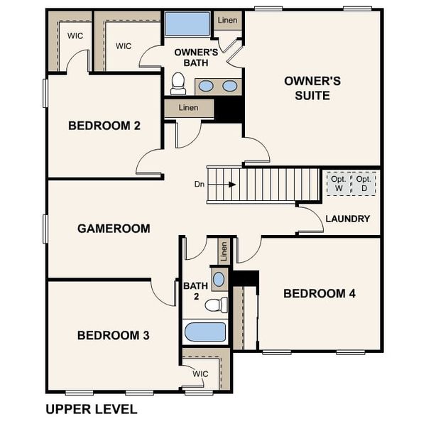 2D floor plan layout for the Troon by Century Complete in Coolidge Gateway Manor, Coolidge, AZ (Image 4).