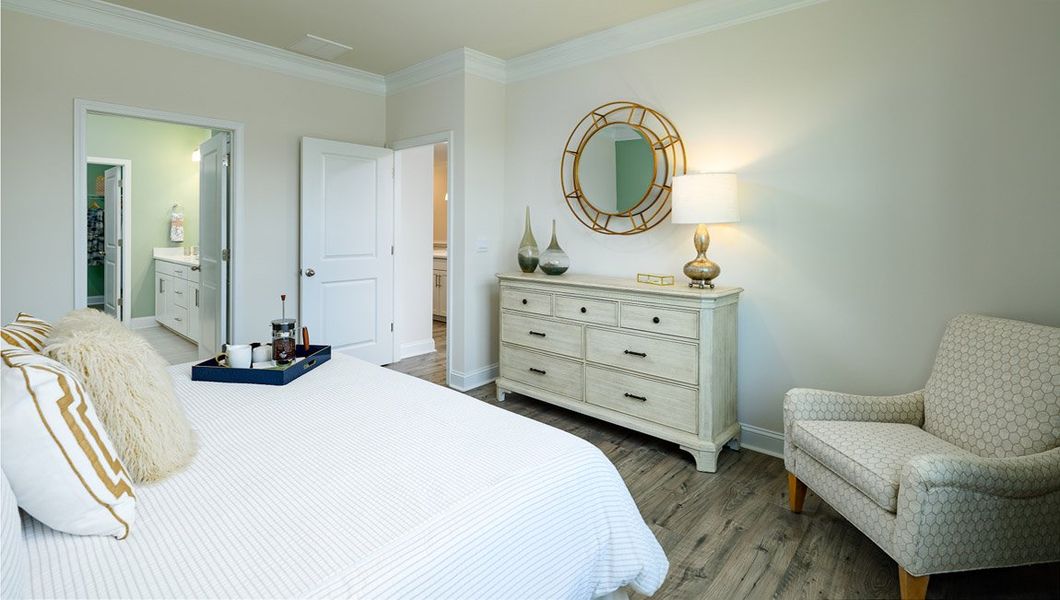 Representative furnished interior of a home built from the BRISTOL DRHe by D.R. Horton in Valley View, Waynesville (Image 17).