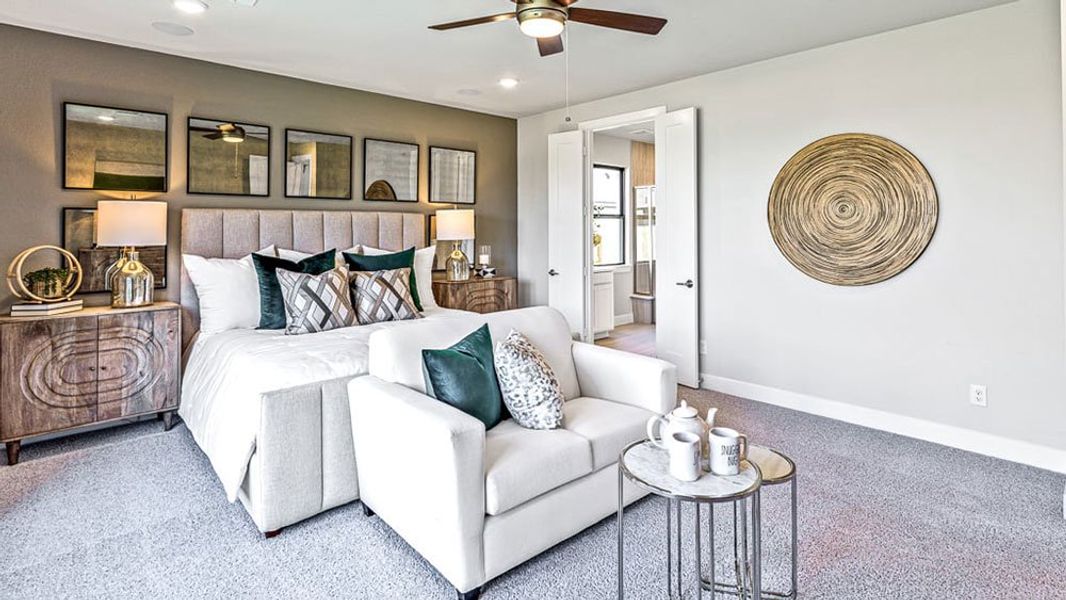 Furnished interior view inside a new home in Trillium, Richmond (Image 5).
