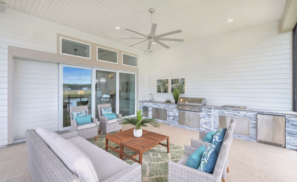 Furnished interior view inside a new home in Middlebourne, St. Johns (Image 1). Furnished interior view inside a new home in Middlebourne, St. Johns (Image 1).