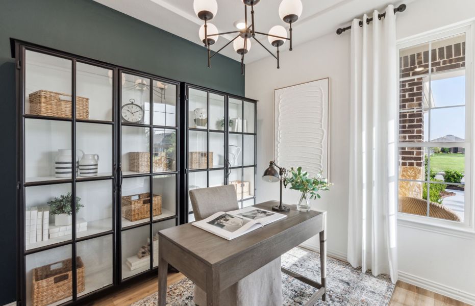 Furnished interior view inside a new home in Del Webb at Trinity Falls, McKinney (Image 12).