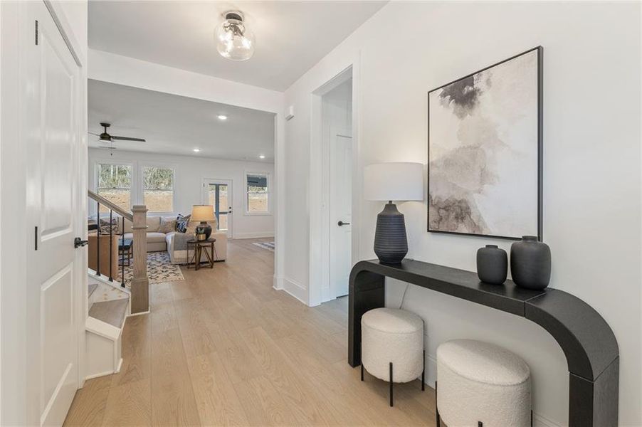 Furnished interior view inside a new home in Autumn Brook, Canton (Image 15).