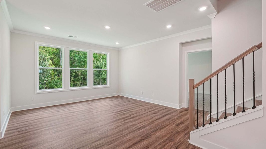 Representative unfurnished interior of a home built from the Cypress by D.R. Horton in Westport, York (Image 15).