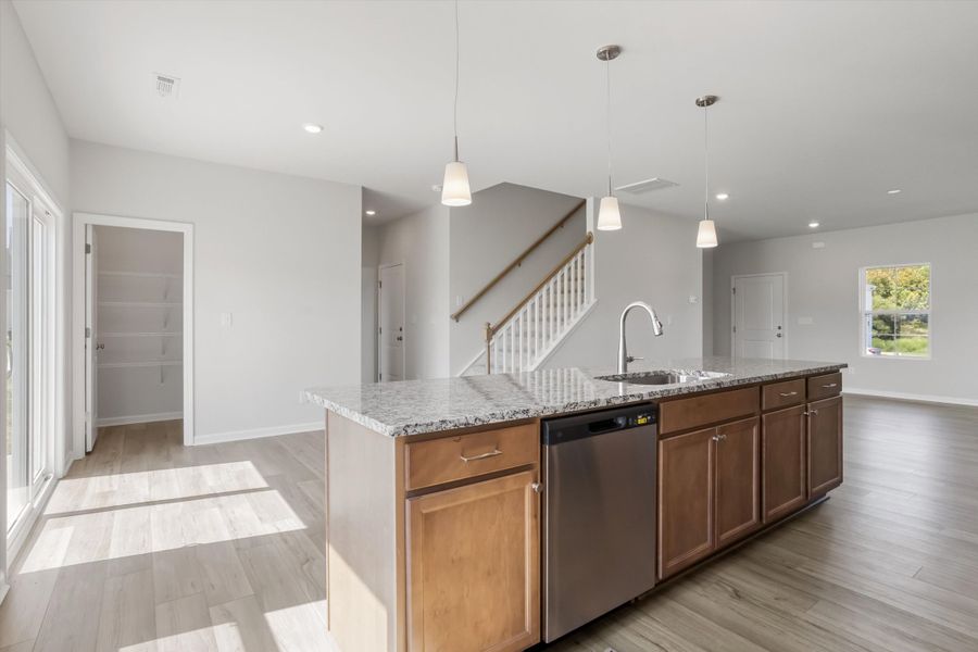 Furnished interior view inside a new home in Cambridge Reserve, Angier (Image 7).
