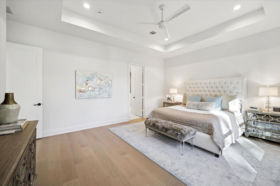 Furnished interior view inside a new home in , Houston (Image 9).