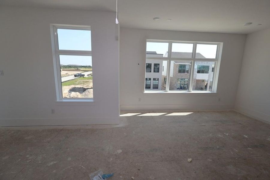 Spacious, unfurnished interior of a new home in Easthaven at Bridgeland Central - Horizon Collection, Cypress (Image 22).