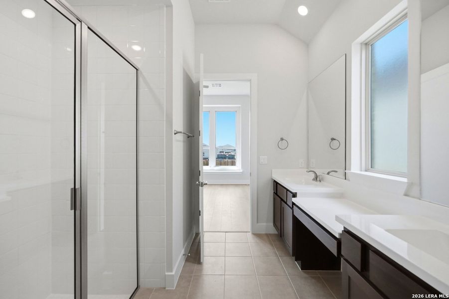 Furnished interior view inside a new home in VIDA, San Antonio (Image 12).