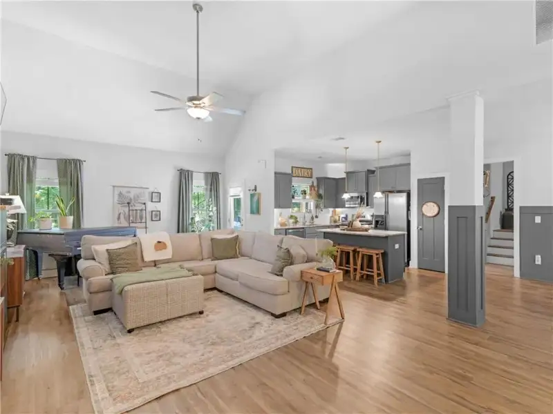 Furnished interior view inside a new home in , Monticello (Image 30).