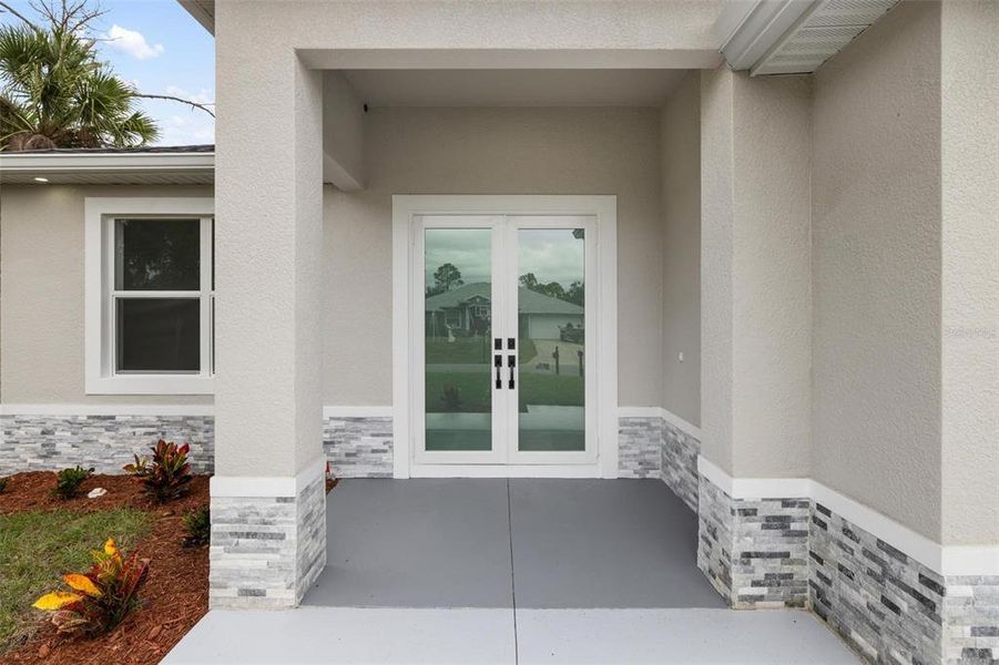 Exterior details and patio area of a home in , North Port (Image 23). Exterior details and patio area of a home in , North Port (Image 23).
