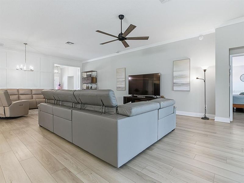 Furnished interior view inside a new home in , The Villages (Image 15). Furnished interior view inside a new home in , The Villages (Image 15).