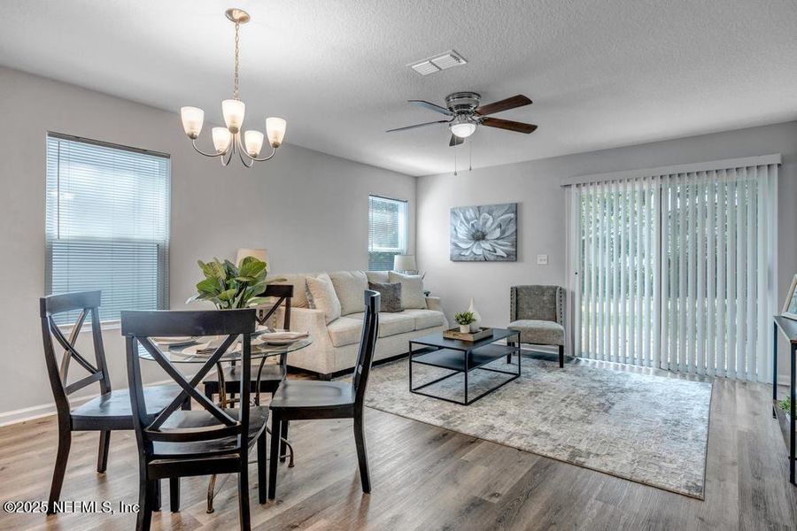 Furnished interior view inside a new home in , Jacksonville (Image 7).
