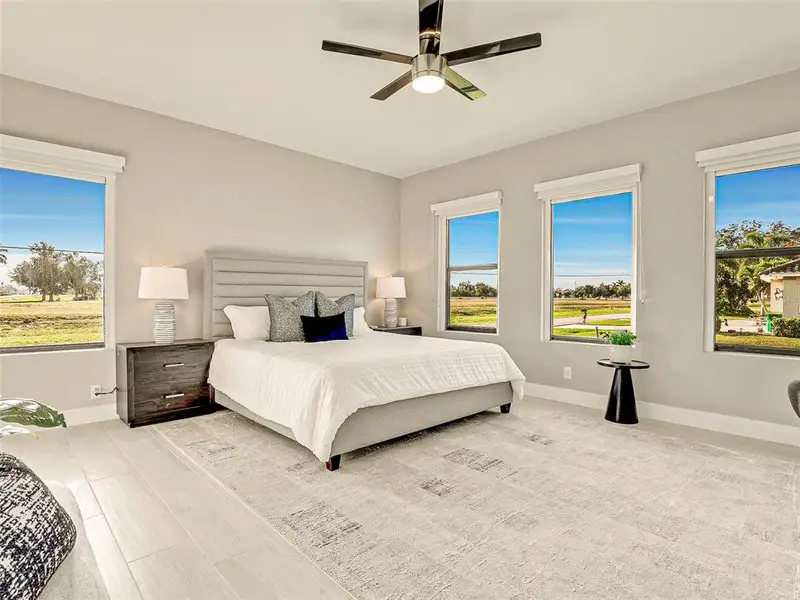 Staged model home photo