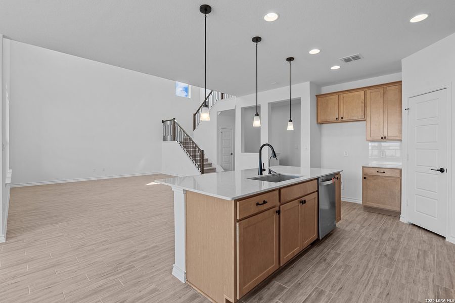 Furnished interior view inside a new home in Horizon Ridge, San Antonio (Image 4).