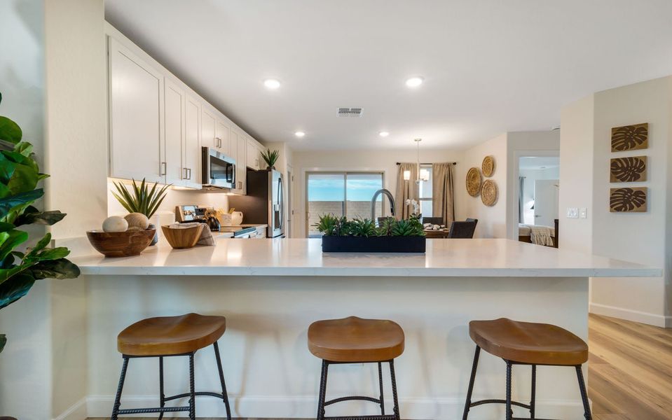 Furnished interior view inside a new home in Bay Creek, Baytown (Image 13).