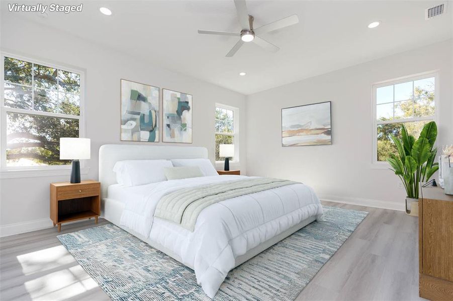 Furnished interior view inside a new home in , Tampa (Image 10). Furnished interior view inside a new home in , Tampa (Image 10).