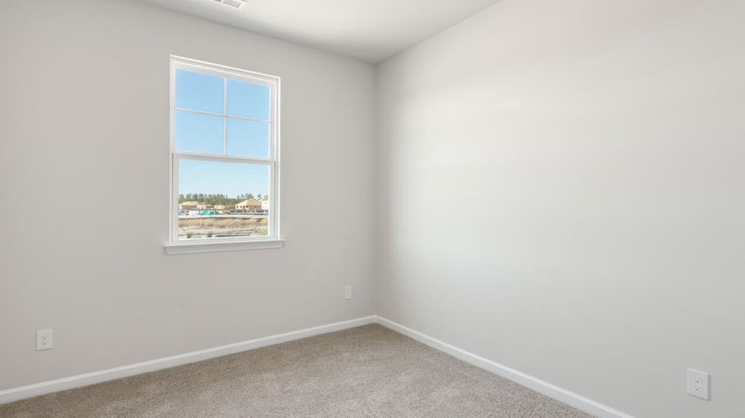 Representative unfurnished interior of a home built from the DELANEY by D.R. Horton in The Cottages at Blake Farm, Wilmington (Image 21). Representative unfurnished interior of a home built from the DELANEY by D.R. Horton in The Cottages at Blake Farm, Wilmington (Image 21).