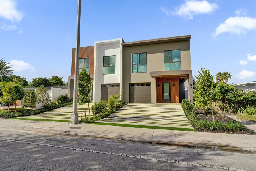 Front exterior of a new home in , Fort Lauderdale, FL, highlighting curb appeal (Image 29). Front exterior of a new home in , Fort Lauderdale, FL, highlighting curb appeal (Image 29).