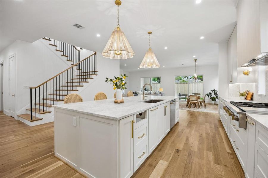 Furnished interior view inside a new home in , Dallas (Image 13).