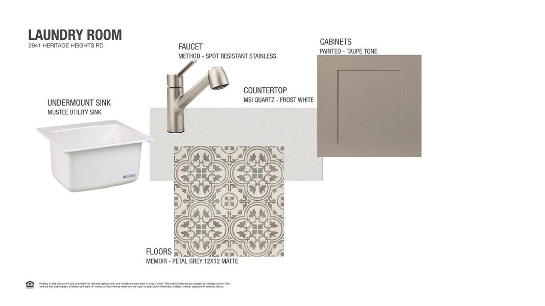 Sample of building materials used in homes in Hilltop Ranch, Leander (Image 2).