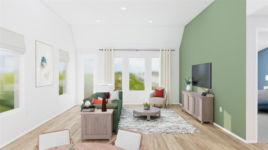 Furnished interior view inside a new home in Anniston, Katy (Image 15).