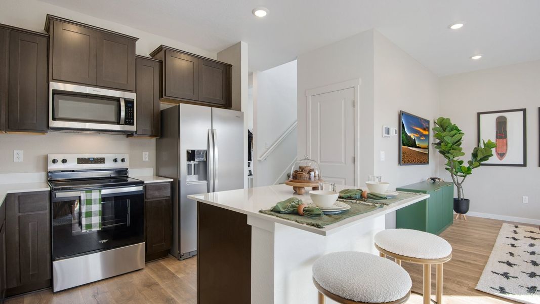 Furnished interior view inside a new home in Ellston Park, Colorado Springs (Image 8).