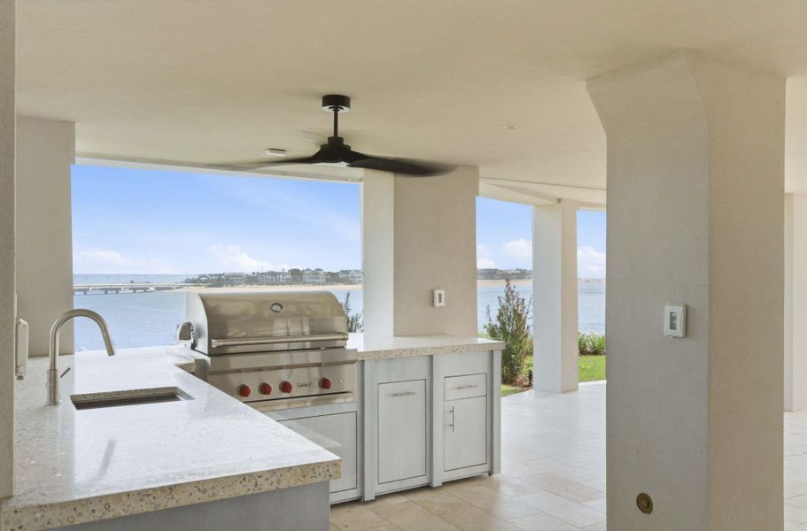 Furnished interior view inside a new home in , Sullivan's Island (Image 10).