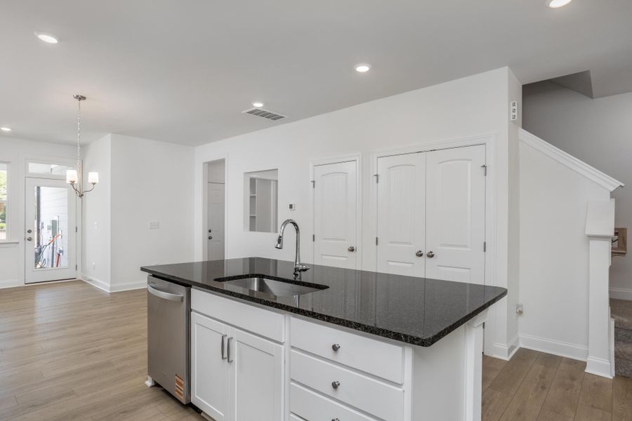 Furnished interior view inside a new home in Enclave at Traditions Townhomes, Wake Forest (Image 8).