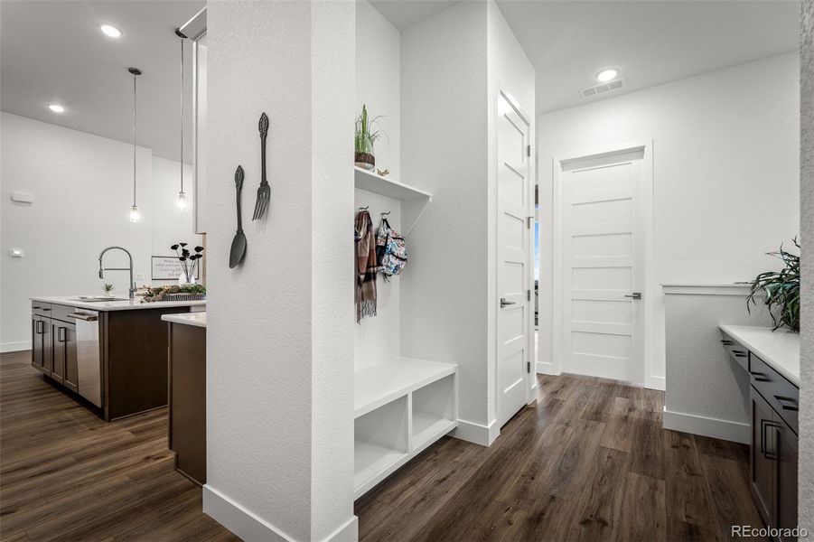 Furnished interior view inside a new home in Cloverleaf - Pinnacle Collection, Monument (Image 18).